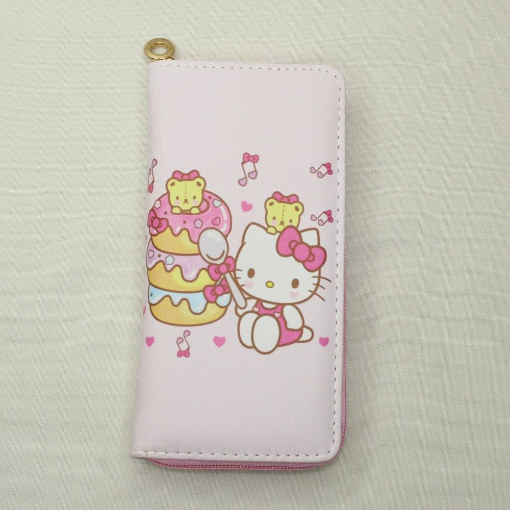 Hello Kitty Large Zipper Wallet, New Without Tags.